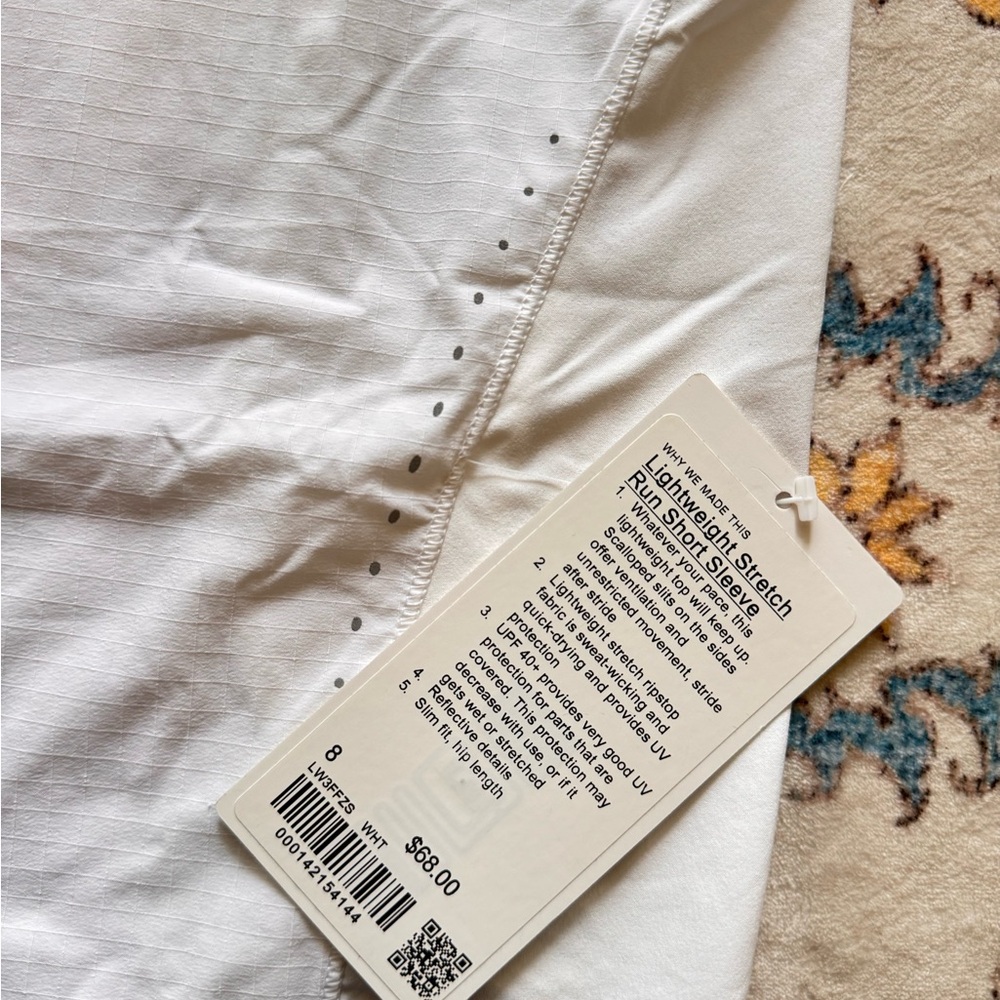 lululemon lightweight stretch run short sleeve top - Picture 3 of 5